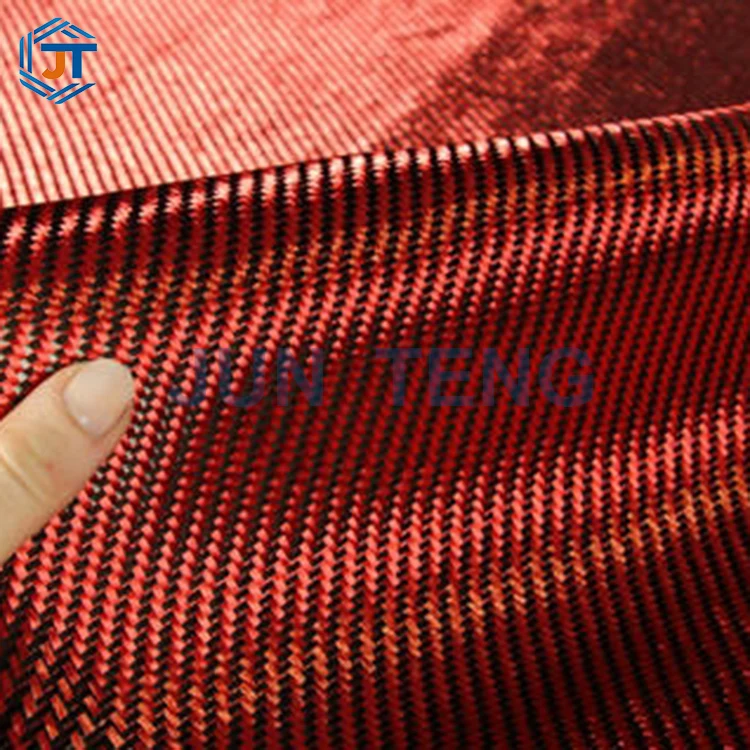 Fabrik Gentian Karbon Tenunan Merah 3K