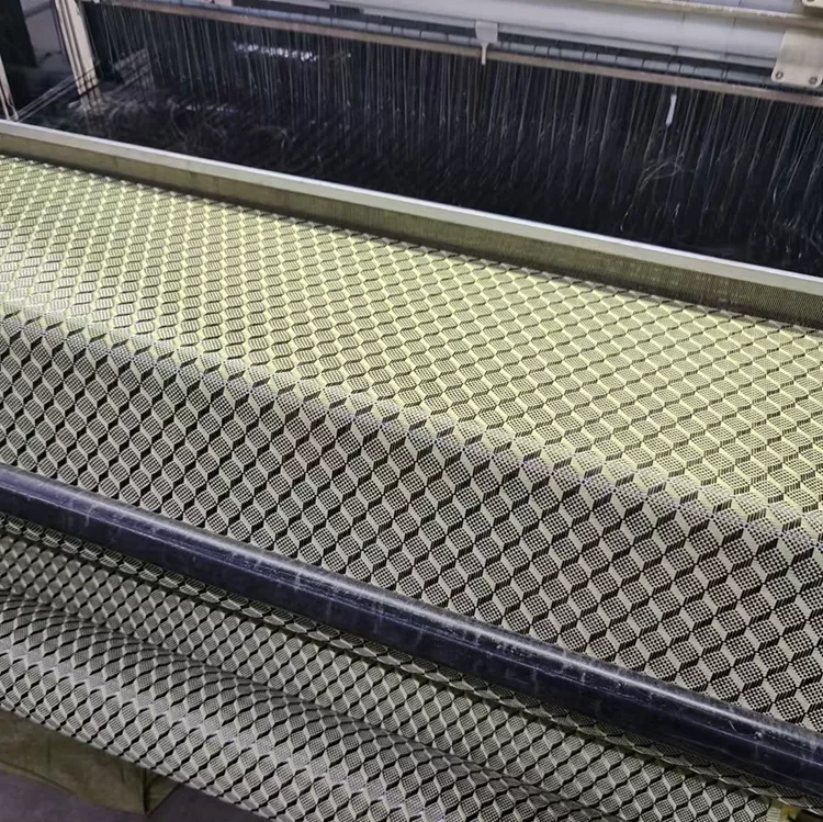 3K Gold Woven Carbon Fiber Fabric