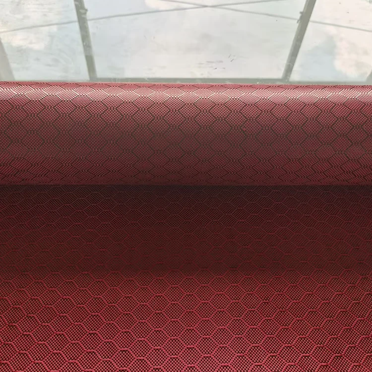 3K Red Woven Carbon Fiber Fabric